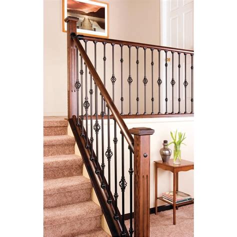 indoor stair railing kits home depot|More.